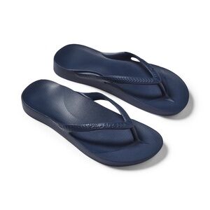 Archies Arch Support Flip Flops in Navy